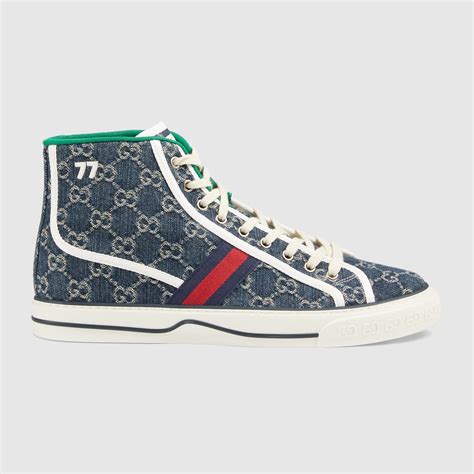 prezzi sneakers alte gucci|denim gucci sneakers.